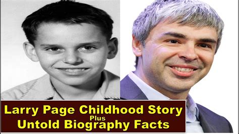 larry page foundation|larry page childhood.